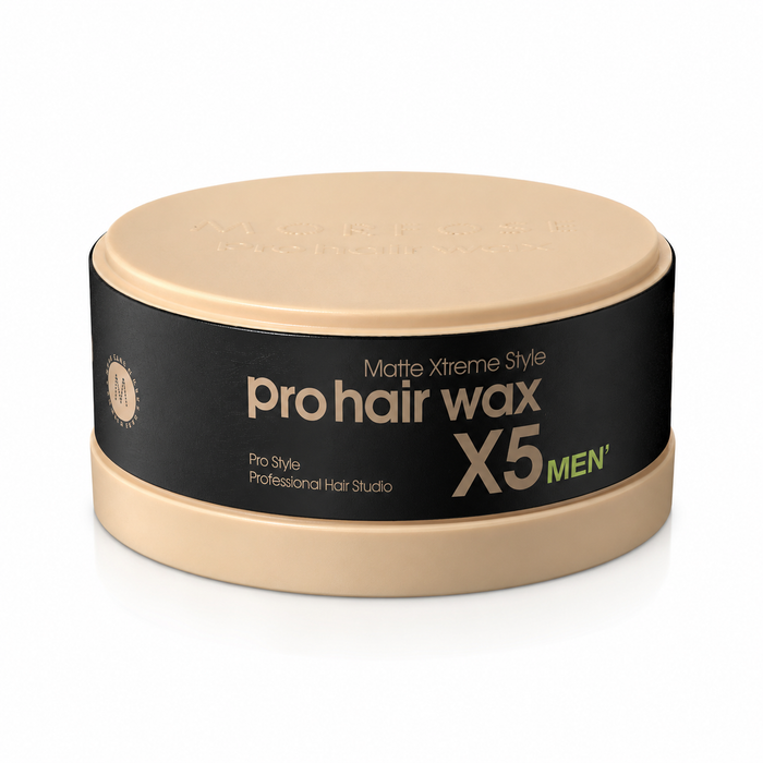 Morfose Pro Hair Wax X5 Matte 150 ml – Vattenbaserat Hårvax med Stark Stadga