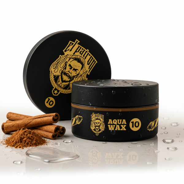 EL PATRON Aqua Wax 10– Vattenbaserat Hårvax med Extra Stark Fixering
