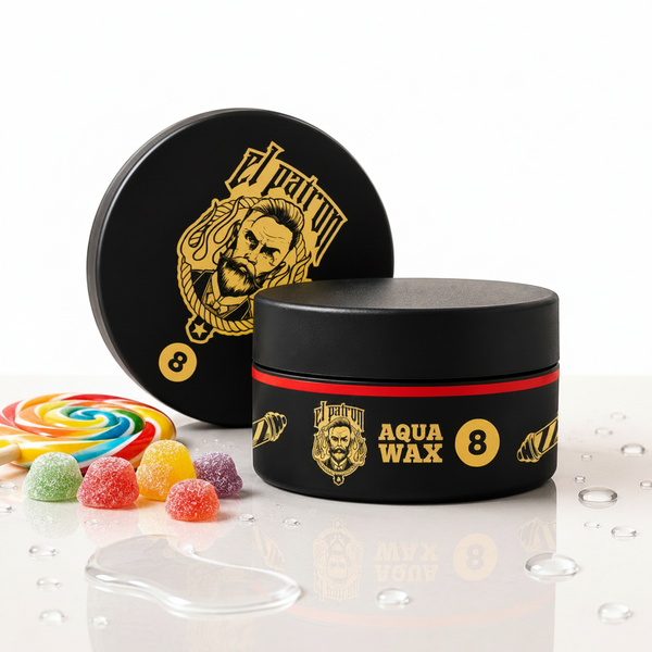 EL PATRON Aqua Wax 8 – Vattenbaserat Hårvax med Stark Fixering & Volym