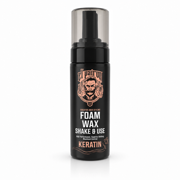 El Patron Foam Wax Keratin 150ml – Volym, Stadga & Naturlig Finish