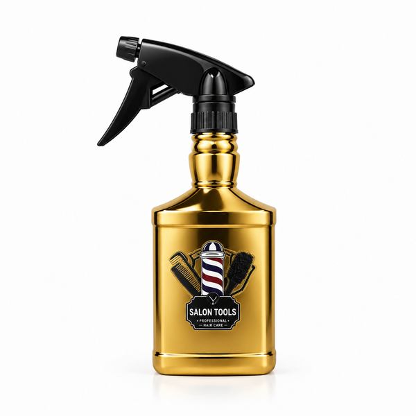 Salon Tools Sprayflaska Guld – Professionell Barber Sprayflaska
