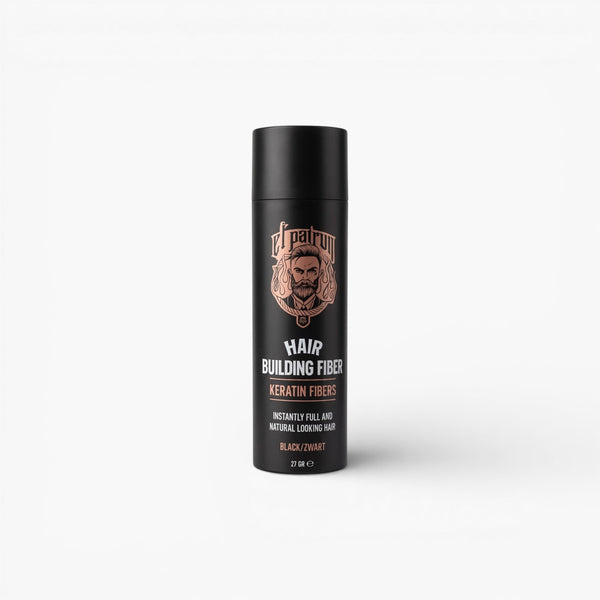 EL PATRON Hårfibrer Svart 27g – Keratin