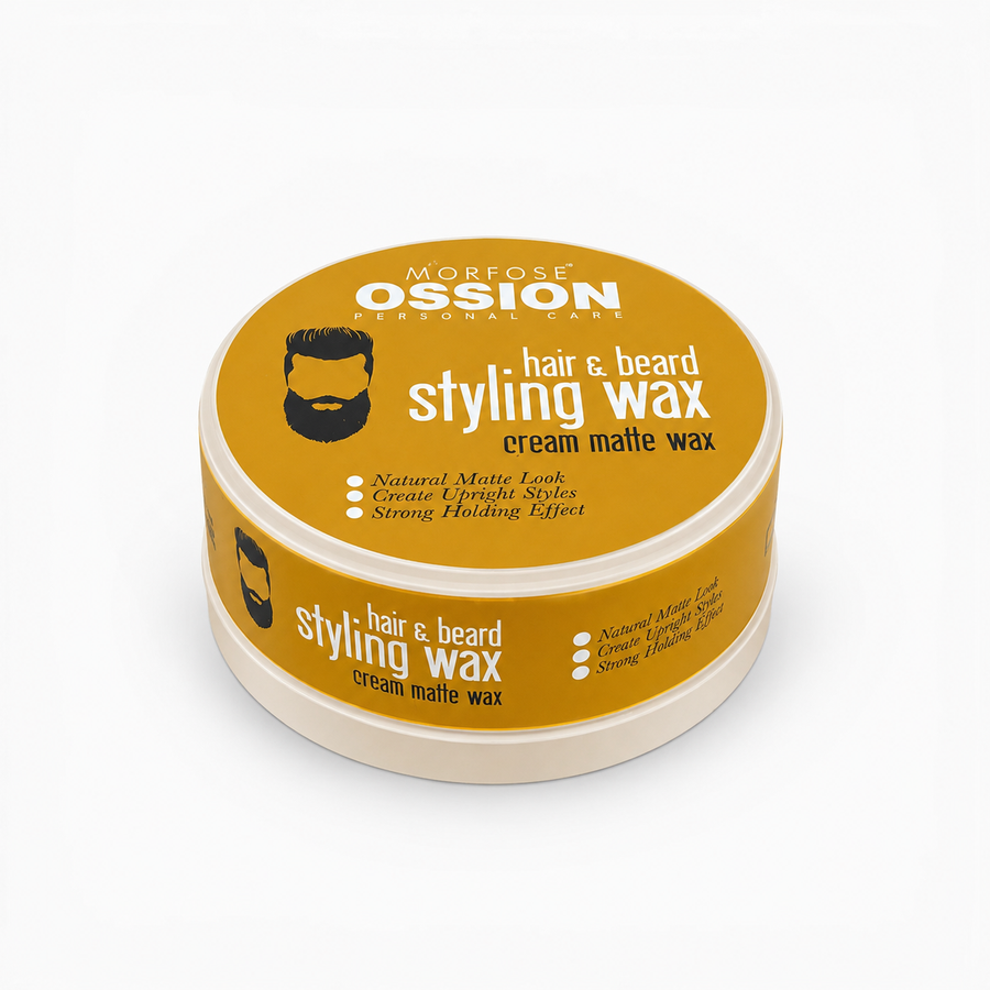 Morfose Ossion Hår- & Skäggvax 150 ml – Matt Finish & Stark Stadga