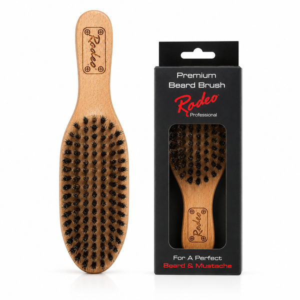 Rodeo Professional Premium Beard Brush – Skäggborste med Naturborst