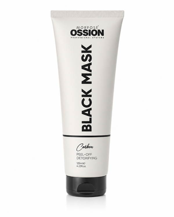 Morfose Ossion Premium Barber Black Mask 125 ml – Djuprengörande Peel-Off Ansiktsmask