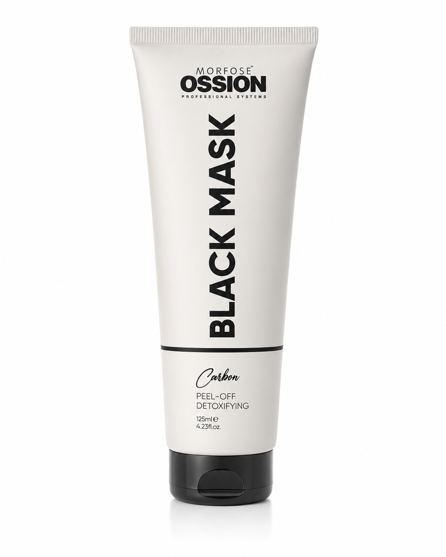 Morfose Ossion Premium Barber Black Mask 125 ml – Djuprengörande Peel-Off Ansiktsmask