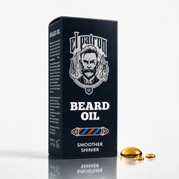 EL Patron Skäggolja 50 ml – Professionell skäggvård
