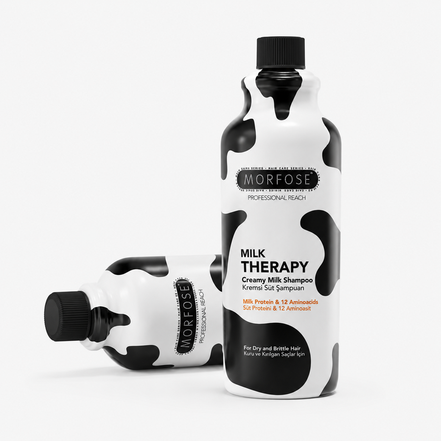 Morfose Milk Therapy Shampoo 1000 ml – Återfuktning & mjukhet för håret